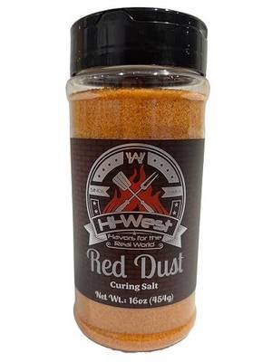 Hi-West Red Dust Curing Salt No. 1 with 6.25% Sodium Nitrite - No Artificial Colors or Flavors - Made in USA 1 Lb