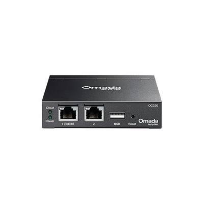 TP-Link OC220 Omada Hardware Controller | Ethernet | Quad-Band WiFi Network Management | Centralized Cloud, 2× Gigabit Ports, PoE/USB Powered