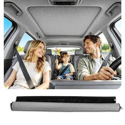 Panoramic Sunroof Roller Sunshade Curtain Cover Assembly Compatible with Cadillac SRX 2009-2015 XT4 XT6, OEM 25964410 Gray Roof Sunshade Replacement