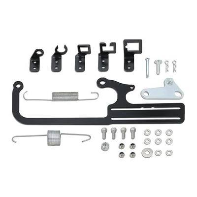 304147 EZ-EFI Cable Mount Kit Carburetor Throttle Cable Mount Bracket Compatible with GM 700R4 TH350 transmissions C10 | Cable Mount Kit