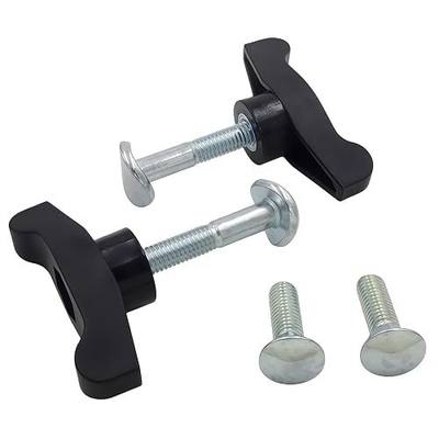SEMIMO Lawn Mower Handle Knob Bolt Kit – Universal T-Handle Bolts & Wing Knobs for Snow Blower and Outdoor Equipment