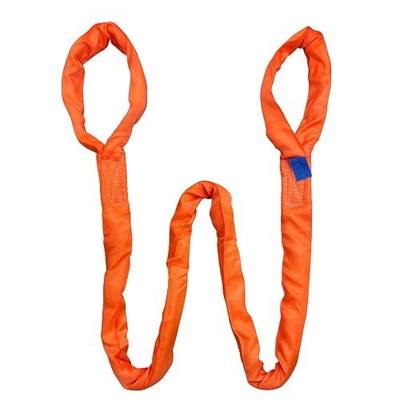 Polyester Eye & Eye Round Sling, 22,000 lbs Capacity, 13 FT Heavy Duty Rigging Lift Sling with Reinforced Eyes for Crane, Hoist, Recovery, Construction, Material Handling