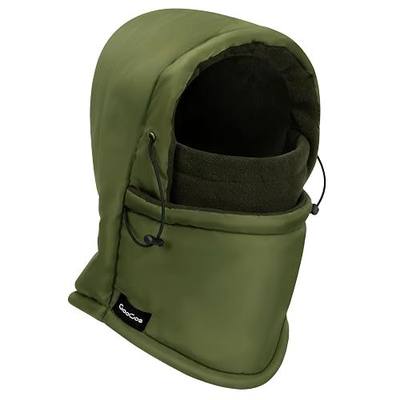Winter Balaclava Ski Mask for Men, Windproof Beanie Hat Therma Fleece Hood, Winter Snow Gear for Outdoor, Motorcycle Skiing