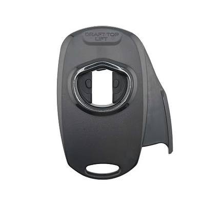 Draft Top LIFT Beer Soda Can Opener - Topless Can Opener - Can Cutter Top Remover - Handheld Safety Manual Can Opener - Smooth Edge Effortless Rip and Sip Opener (Black)
