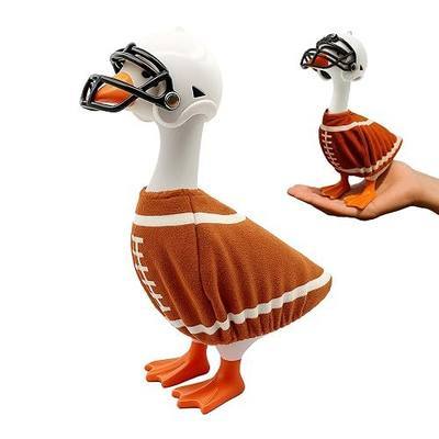 7 Inch Desk Goose Outfits Football, Mini Porch Goose Costume Accessories | Desk Goose Clothes Set with Helmet