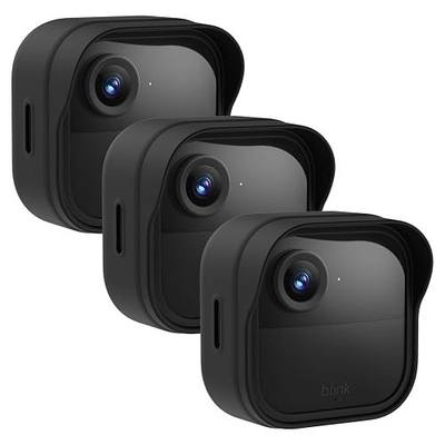 Silicone Case Cover for Blink Outdoor 4/2K+, Weatherproof Silicone Cover Skin Provides Full Camera Protection, for All-New Blink Outdoor 4 Home Security Camera (Black)