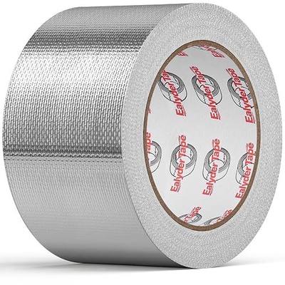 3" x 82Ft Aluminum Foil Heat Shield Tape Fiberglass Thermal Tape | High temp aluminum foil tape with fiberglass backing. For pipe, duct, exhaust, HVAC thermal insulation & sealing.
