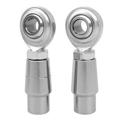 1/2" Rod End Bearings Kit, .500" Chromoly Steering Shaft Support Spherical Rod End Kit with Tube Adapters&Jam Nuts, Heim Joints Panhard Bar Rod End Kit LH&RH - 2PCS