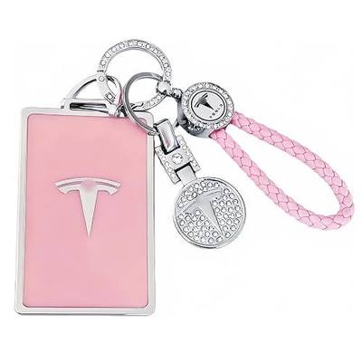 for Tesla Key Card Holder Bling Key Chain Card Key Holder for Model S/X/3/Y Cybertruck Keychain