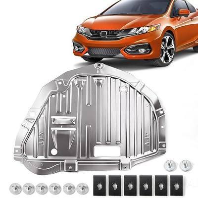 JOLONG Front Engine Splash Shield Under Cover for Honda CRV 2017-2020 | Lower Engine Skid Plate Replacement for 74112TLAA01 74112-TLA-A01
