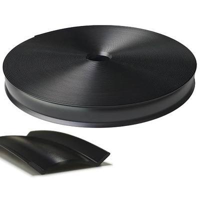 1" RV Trim Molding Insert, 100ft Heavy Duty Vinyl RV Trim Molding Exterior, UV Resistant Camper Screw Cover Trim, Black