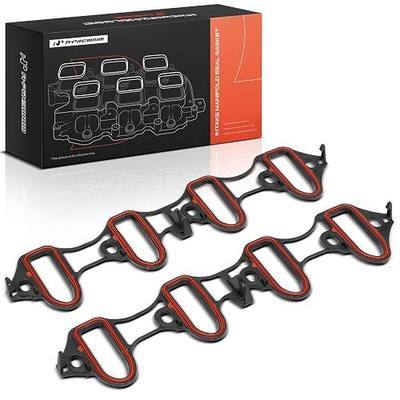 A-Premium Lower Engine Intake Manifold Gasket Set (OHV, 8Cyl 4.8 5.3 6.0 6.2L) Compatible with Chevy GMC GM Cars - Silverado 1500, Express, Suburban, Tahoe, Sierra, Yukon, H3, H2, Escalade & More