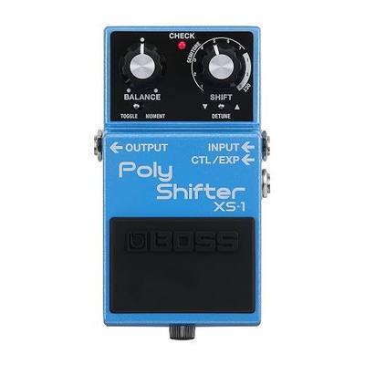 BOSS XS-1 Poly Shifter | Compact Pitch Shifting Pedal | Class-Leading Quality | Change Guitar/Bass Pitch Across 7 Semitones or 3 Octaves | Natural Feel & Response | Connect External Footswitches | ±7 Semitones and ±3 Octaves, Balance Mix, Detune ±20 Cents, External Footswitch and Expression Input, C