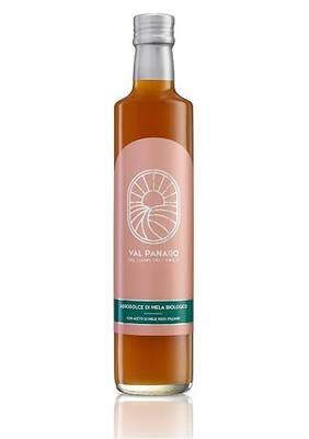 Val Panaro Organic Apple White Balsamic Vinegar – Authentic Italian, 500 ml Glass Bottle, Sweet & Fresh Condiment for Salads, Carpaccio, Tartare & Marinades