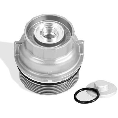 Upgraded Aluminum Oil Filter Housing Cap Assembly Compatible with Toyota Camry RAV4 Highlander Tundra 4Runner Tacoma Sienna Venza Avalon Fj Cruiser,Oil Filter Housing Replaces 15620-31060