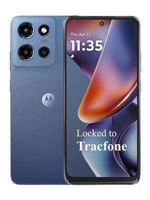 Tracfone Motorola Moto G 2025, 64GB, Saphire Blue (Locked to Tracfone) | Prepaid Smartphone- 6.6" 120Hz Display, 5G , 50MP Quad Pixel Camera, Long-Lasting Battery