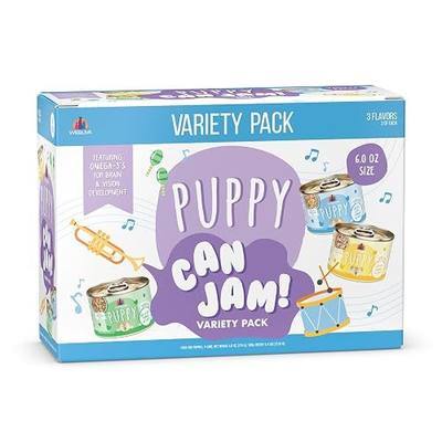 Weruva Puppy Food, Puppy Can Jam Variety Pack, 6oz Can, Pack of 9