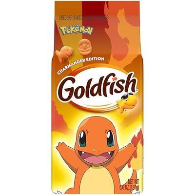 Goldfish Pokémon Charmander Edition Cheddar Cheese Baked Snack Crackers, 6.6 Oz Bag