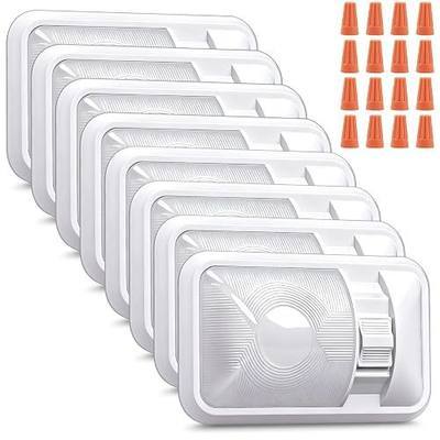 RV Lights Interior, 12 Volt Led Lights 500LM, Camper Lights 3.6W, RV Led Lights Interior Fixtures 12V, RV Ceiling Dome Light with Switch for RV/Camper/Trailer/Boat/Car (Natural White, 8Pack).
