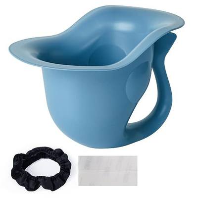 Potty for Newborn Baby Potty Training; for Diaper Free Baby Elimination Communication Indoor & Outdoor; Attractive Fish Shape (Blue)