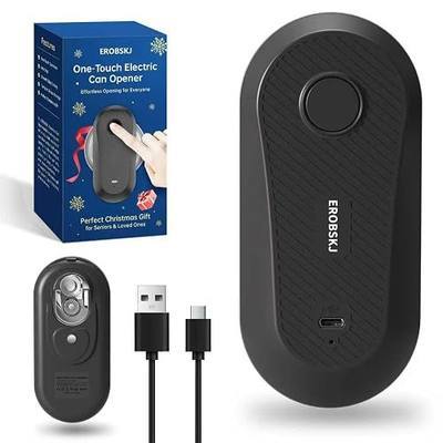 Electric Can Opener, Rechargeable Can Openers for Seniors & Arthritis, One-Touch Automatic Can Opener, Hands-Free, Smooth Edge, Compact, Kitchen Gadgets