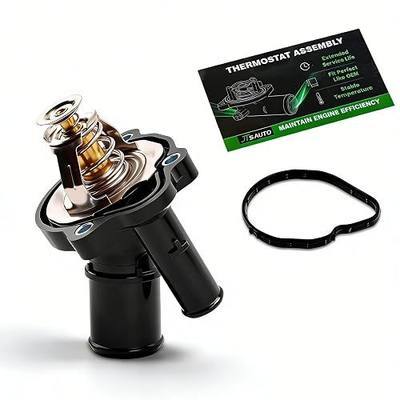 Engine Coolant Thermostat Housing Assembly Kit for Fo-rd, Ma-zda, Merc-ury | For 2005-2019 Escape, 2006-2020 Fusion, 2003-2011 Focus, 2007-2011 Ranger, 2011-2012 MKZ & More, RT1193, Durable ABS Plastic