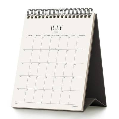 Jotsome Desk Calendar 2026-2027, Small Standing Flip Desktop Calendar | 18 Months Calendar From July 2026 to December 2027, Double-Sided Design Desk Calendar with To Do List, Easy Organizing
