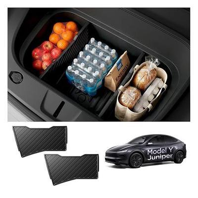 Spigen Front Trunk Divider for Model Y Juniper & Model Y L 2026/25 (2 Pack) | Only Premium/Performance models. Storage Organization, Silicone Padded, Reduces Rattle Noise, Frunk Partition Set