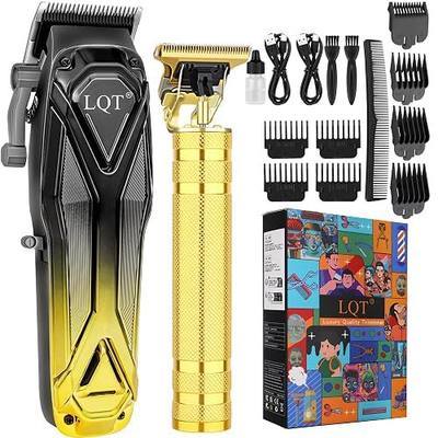 Professional Hair Clippers for Men, Cordless Beard Trimmer Set, Barber-Grade Tool with USB Charging, Lightweight & Low Noise for Home Use