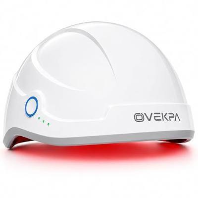 Red Light Therapy for Hair Growth - FDA Cleared Laser Cap for Hair Regrowth, Hair Loss Thinning & Alopecia Treatment for Men & Women, Wireless Rechargeable Model Hat-01 (White)