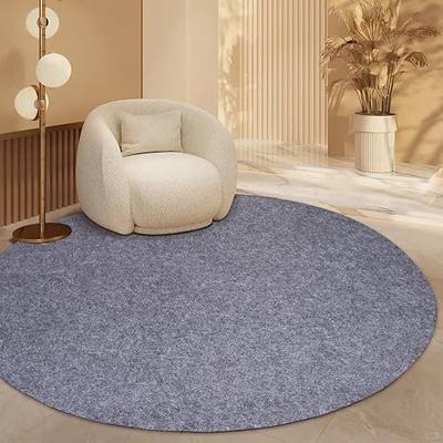 Waterproof Rug Pad Round 1/8 Thick Waterproof Non-Slip Rug Pad, Pad for Hardwood Floors,Rug Pads for All Floors and Finishes, Keeps Carpets in Place Soft and Safe(6FT)