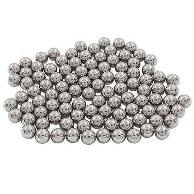 Bivethoi Carbon Steel Bearing Balls, 6mm, 100 Pack | GCR15, Precision Steel Balls, Polished, For Industrial Equipment/DIY Enthusiasts