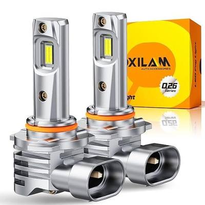 OXILAM 9005 LED Bulbs, 1000% Ultra-Bright, 6500K Super Bright, 3 Min Quick Install, 1:1 Mini Size, Plug and Play, Pack of 2