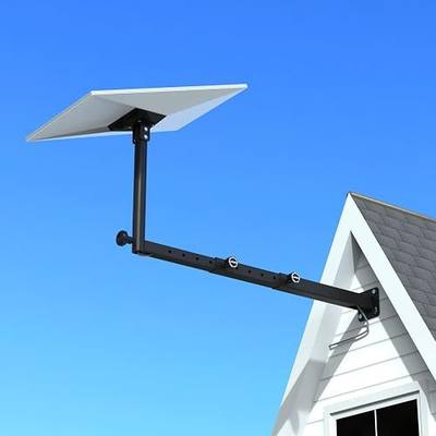Extension-Type Starlink Gen 3 Mount with Adapter, Heavy Duty Starlink Long Wall Mount,Adjustable Mounting Kit for Starlink Gen 3 Internet Kit Satellite