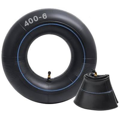 2 Pack 4.10 3.50-6 Wheelbarrow Inner Tube 13x4.00-6 Tube with TR-87 Bent Valve fits Wheelbarrow,Lawn Movers, Hand Trucks, Carts Replacement 6-Inch Rim Tires