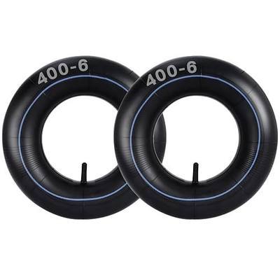 2 Pack Wheelbarrow Inner Tube 4.10 3.50-6,13x4.00-6 Tube with TR13 Straight Valve fits Wheelbarrow Tire, Lawn Movers, Hand Trucks, Carts Replacement Inner Tubes 350/400-6