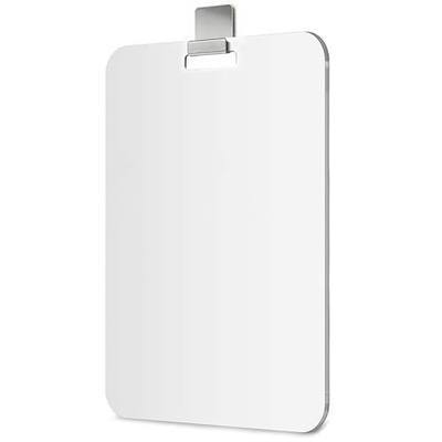 Mavoro 7x9 Shaving Mirror for Shower with 3M Adhesive Hook | Hang-Anywhere Shower Mirror | Acrylic - Unbreakable | Less Fogging | Sleek Frameless | Glassless Safety