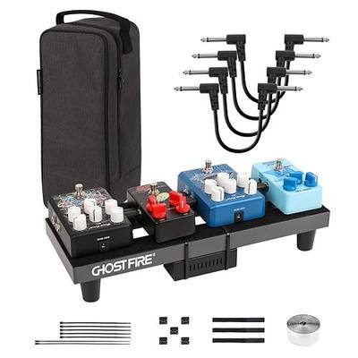 Ghost Fire Guitar Pedal Board Aluminum Alloy 0.9lb Super light Effect Pedalboard 14.9"*5.5"with Carry Bag,SPL-1.5