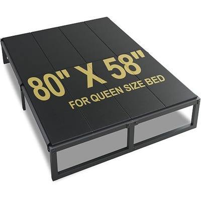 Lutown-Teen Bunkie Board Queen High-Density Polymer Bed Support | Bunkie Board Queen Size Anti-Sag, Breathable, Moisture Resistant, Noise Minimizing