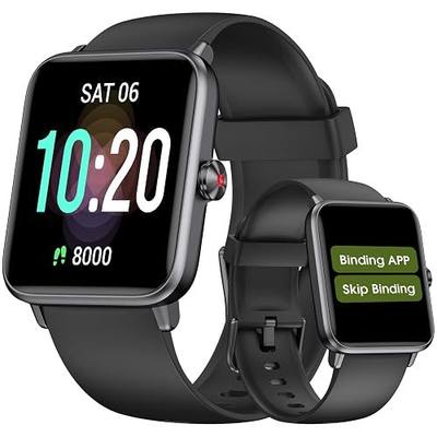 Pedometer Watch, No App No Phone Required, Senior Friendly, Step Counter | Heart Rate Monitor, Blood Oxygen Monitor, Sleep Tracker, Step Counter for Walking, Waterproof Smart Watches for Women Men