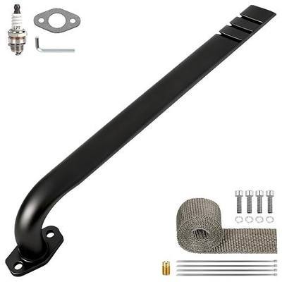 Mini Bike Exhaust Header Pipe Kit Compatible with Motovox MBX10 MBX11 Monster Mega Moto MMB80 105cc MMB105 Coleman RB100 RT100 Minibike 80cc 79cc Lifan Engine Go Kart Cart Parts