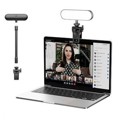 Video Conference Lighting,Rechargeable LED Streaming Light, 360° Rotatable Zoom Lighting for Computer,Eye Caring Webcam Laptop Ring Light for Video Calls/Zoom Meetings/Video Recording