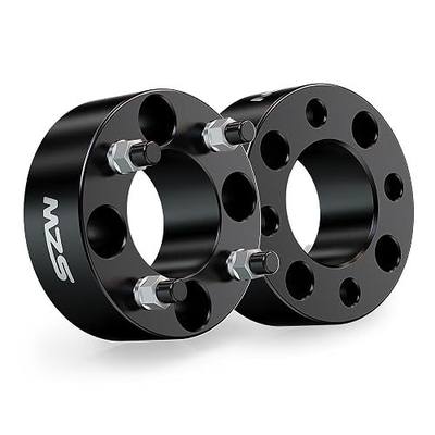 MZS 4x110 Wheel Spacers 2" M10×1.25 110mm for Rancher Grizzly ATV 2Pcs | Fit Fourtrax Foreman King Quad Rhino ATV UTV 4 Lug Powersports Wheel Spacers, CNC Aluminum, 12.9 Bolts, Black