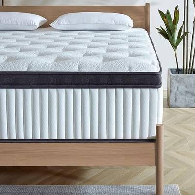 King Size Mattress, 12 Inch Hybrid Mattress in a Box with Memory Foam and Individually Pocketed Spring, Motion Isolation, Pressure Relief, Medium Firmness, CertiPUR-US Certified