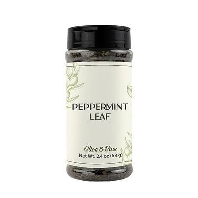 Olive & Vine Peppermint Leaf, Refreshing Flavor, For Tea & Desserts, Rich Tradition, Authentic Taste, For Global Recipes (2.4 Ounce)