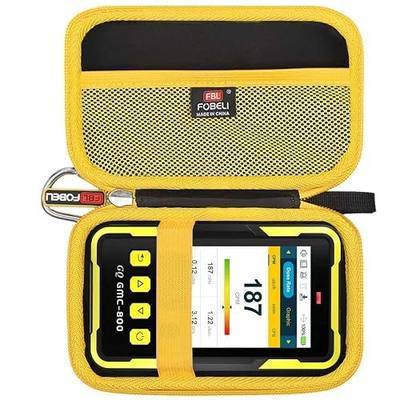 FBLFOBELI Hard Case for GQ GMC-800/GMC-320S/GMC-300S/GMC-300E/GMC-600 PRO/FNIRSI GC-01 Geiger Counter Nuclear Radiation Detector Monitor Meter (Black+Yellow)