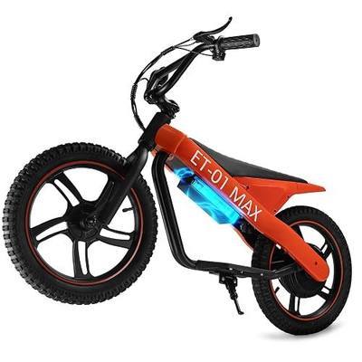 Electric Bike for Kids, 350W 750W Motor, 36V 5.2-7.8Ah, 10-15-19 MPH,15/18 Miles Range, 16" Tires, FrontSuspension, Kids Electric Bike Aged 6+