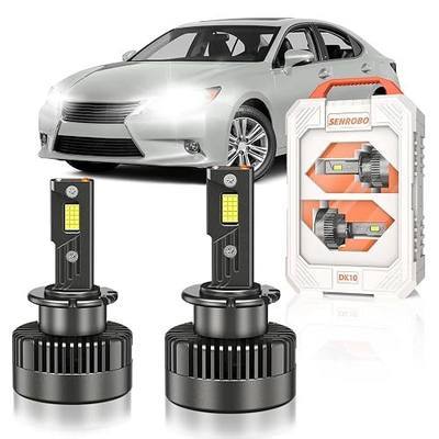 D4S Xenon Bulbs Fit for Lexus ES350 GS350 GS450H LS460 RX350 RX450H | 2007-2015 ES350 GS350 GS450H LS460, 2010-2015 RX350 RX450H, 6000K 30000LM 600% Brighter Bi-Xenon Light, 35W HID Light Replace