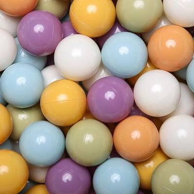 GOGOSO Pastel Baby Play Balls for Toddler Ball Pit Playpen Tent Birthday Party Plastic Toys