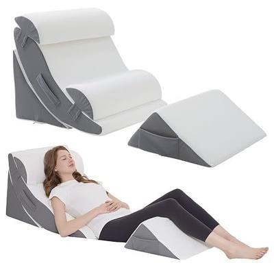 Wedge Pillow Set for After Surgery – 5PCS Orthopedic Bed Wedge Pillow Set for Sleeping, 12 456